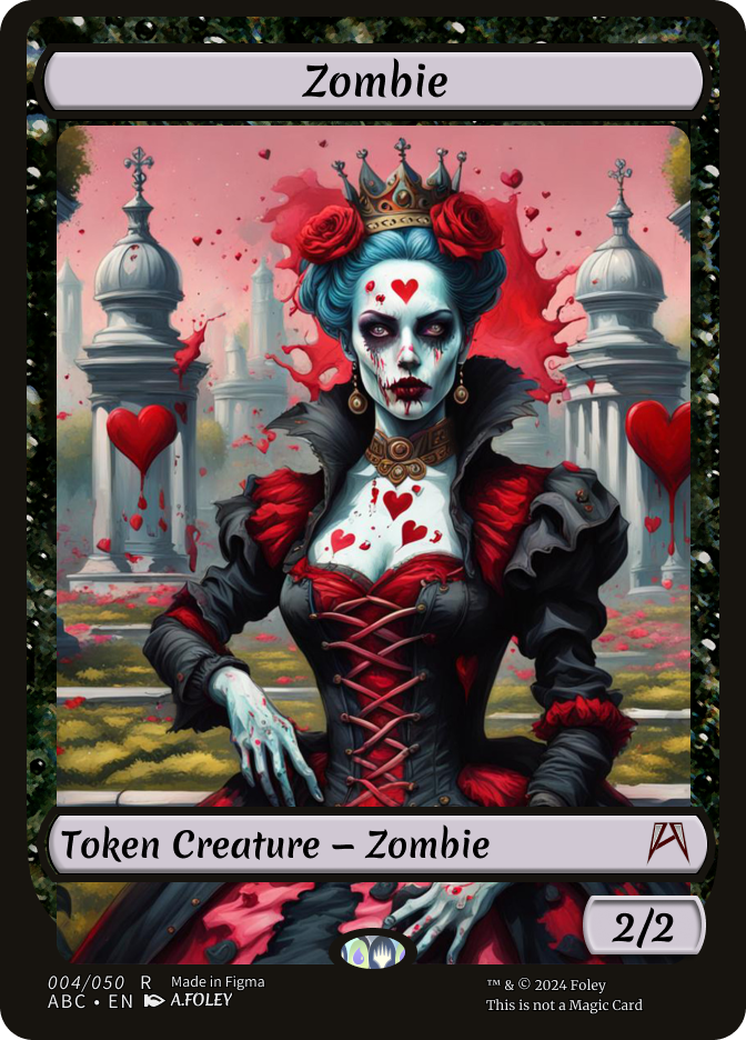 Queen of Hearts zombie Token 4