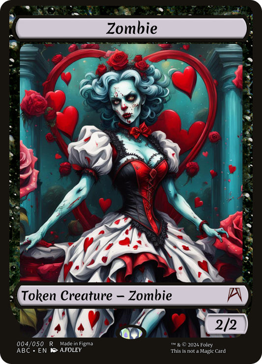 Queen of Hearts Zombie Token 7