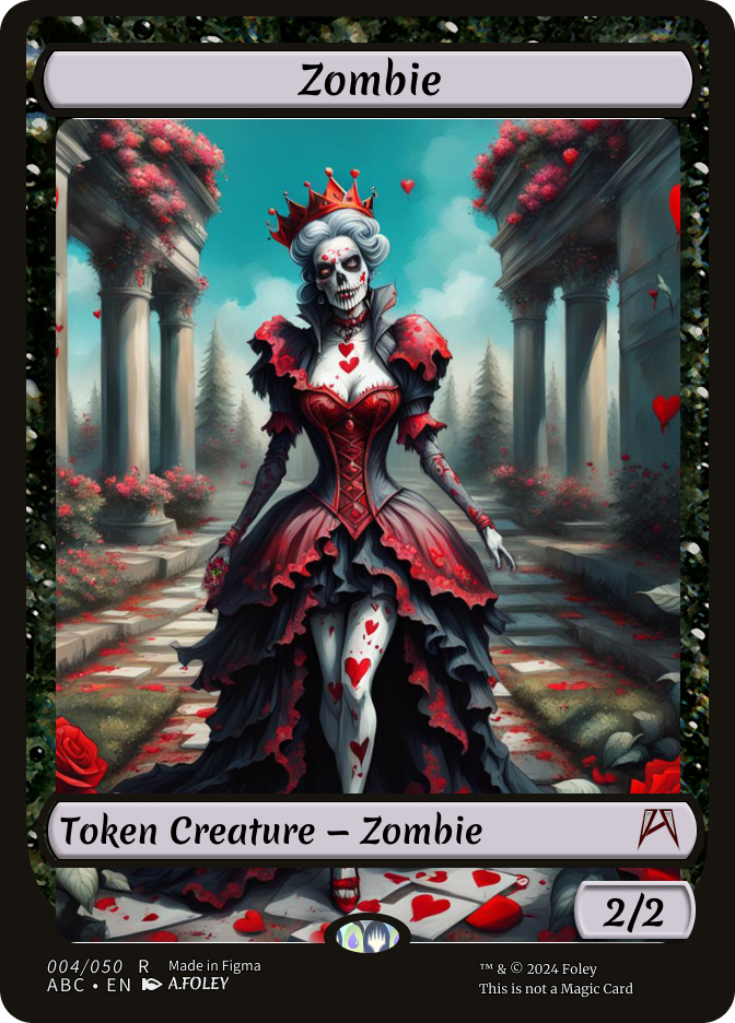 Queen of Hearts Zombie Token