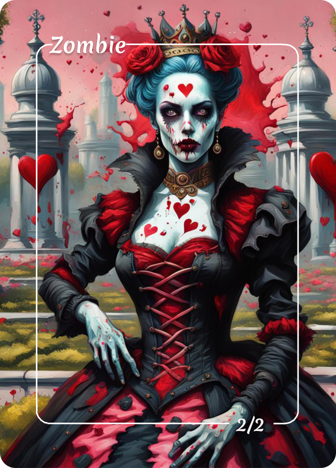 Queen of Hearts zombie Token 4