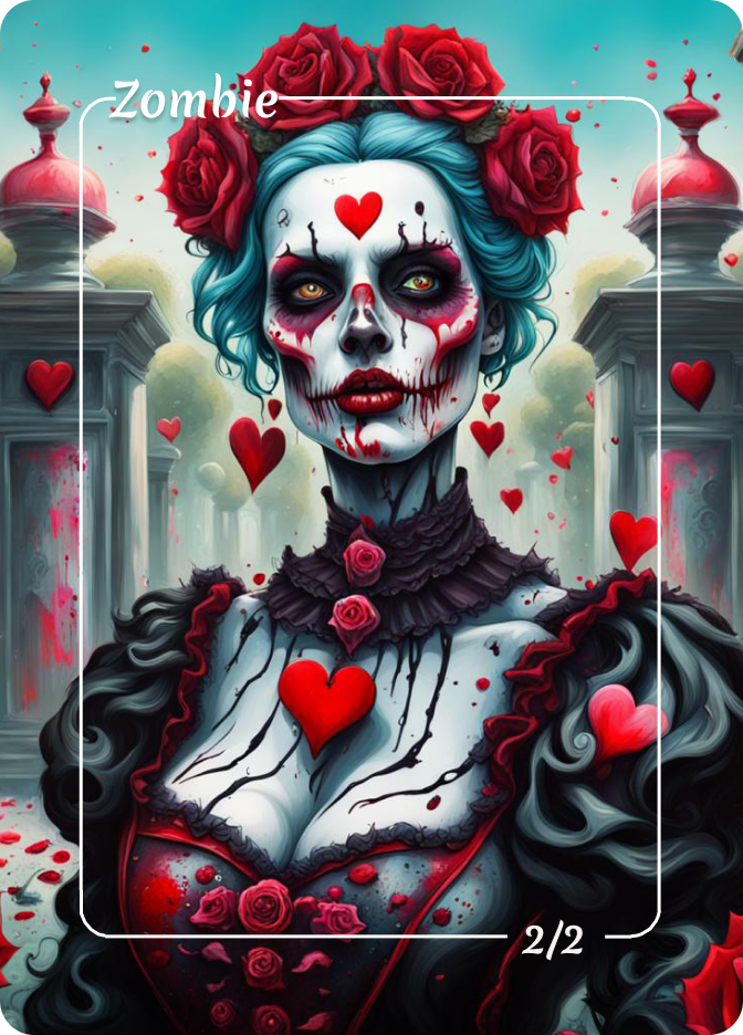 Queen of Hearts Zombie Token Complete Collection